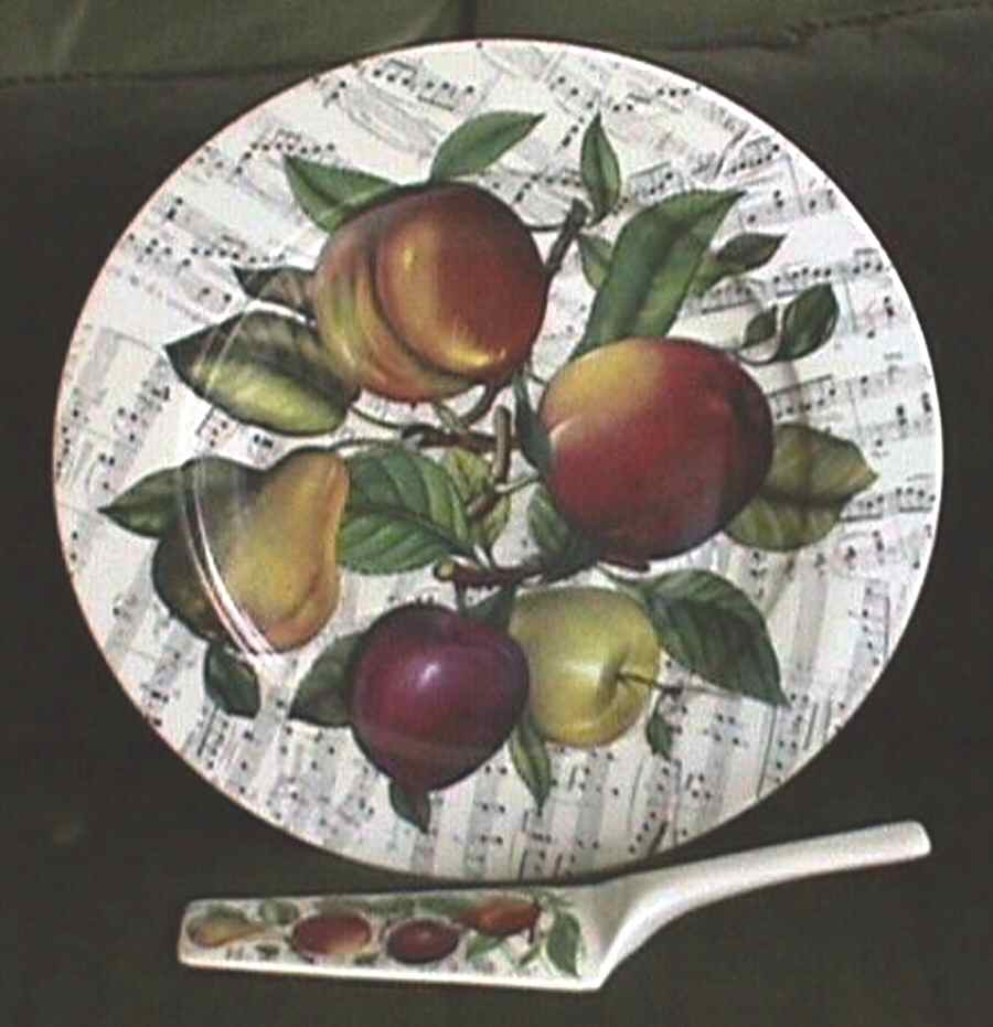 Concerto Cake Plate by Email de Limoges-1