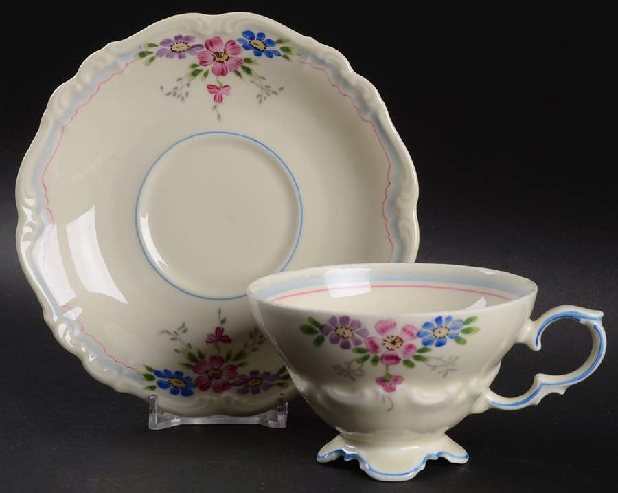 EDE31 Footed Cup & Saucer Set by Edelstein-1