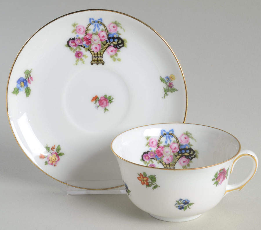 6607 Flat Cup & Saucer Set by Epiag-1