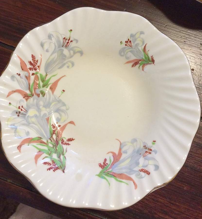 Canadian Provincial Flowers Saucer for Footed Cup by Elizabethan-1