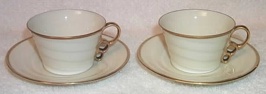 12665 Flat Cup & Saucer Set by Epiag-1