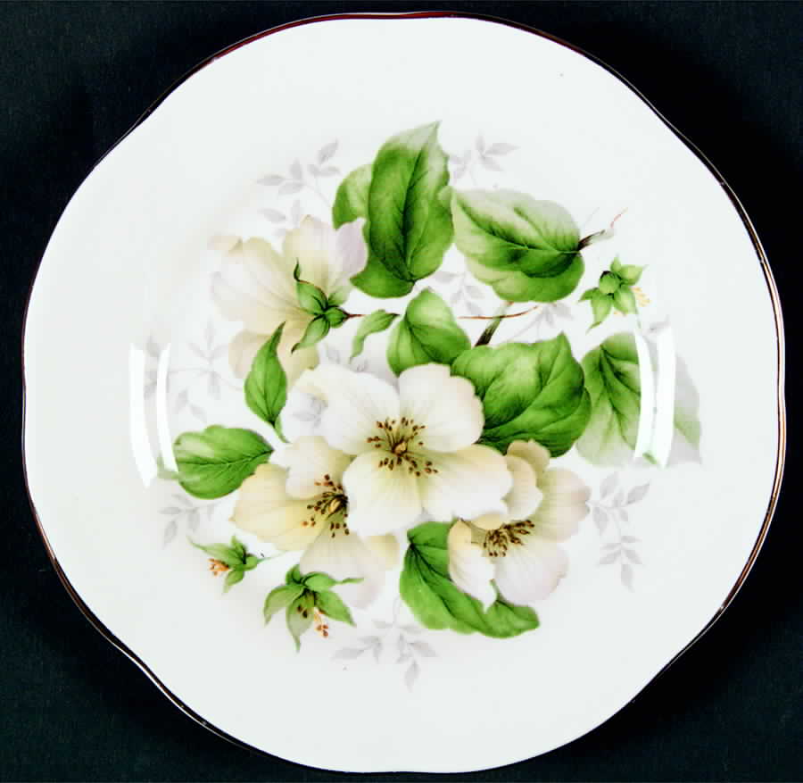 Dogwood Bread & Butter Plate by Elizabethan-1