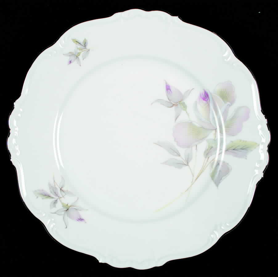 21437 (Scalloped, Gold Trim) Dinner Plate by Edelstein-1
