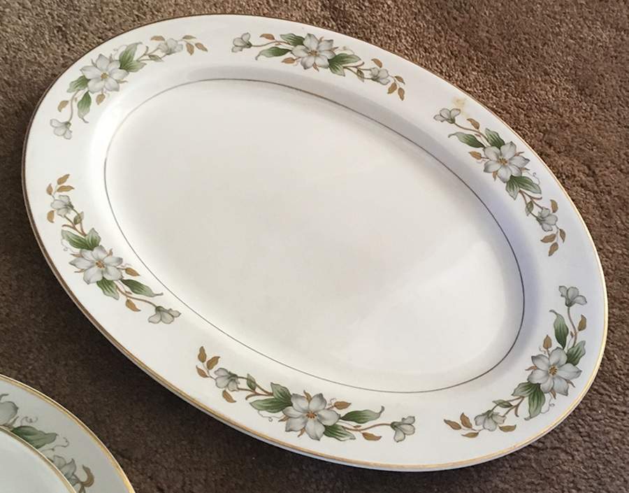 EMB72 14" Oval Serving Platter by Embassy (American)-1