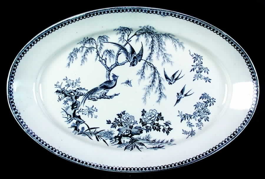 ELS5 14" Oval Serving Platter by Elsmore & Son-1