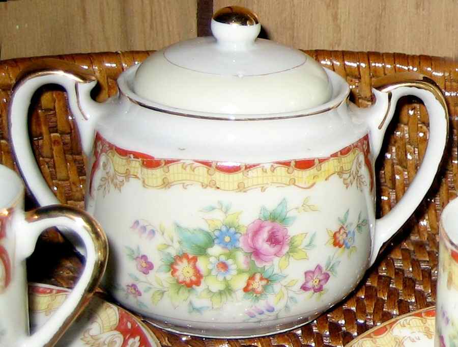 ESO19 Mini Sugar Bowl & Lid by ESCO (Japan)-1
