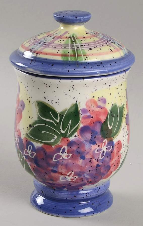 Hydrangeas Sugar Bowl & Lid by Enesco-1