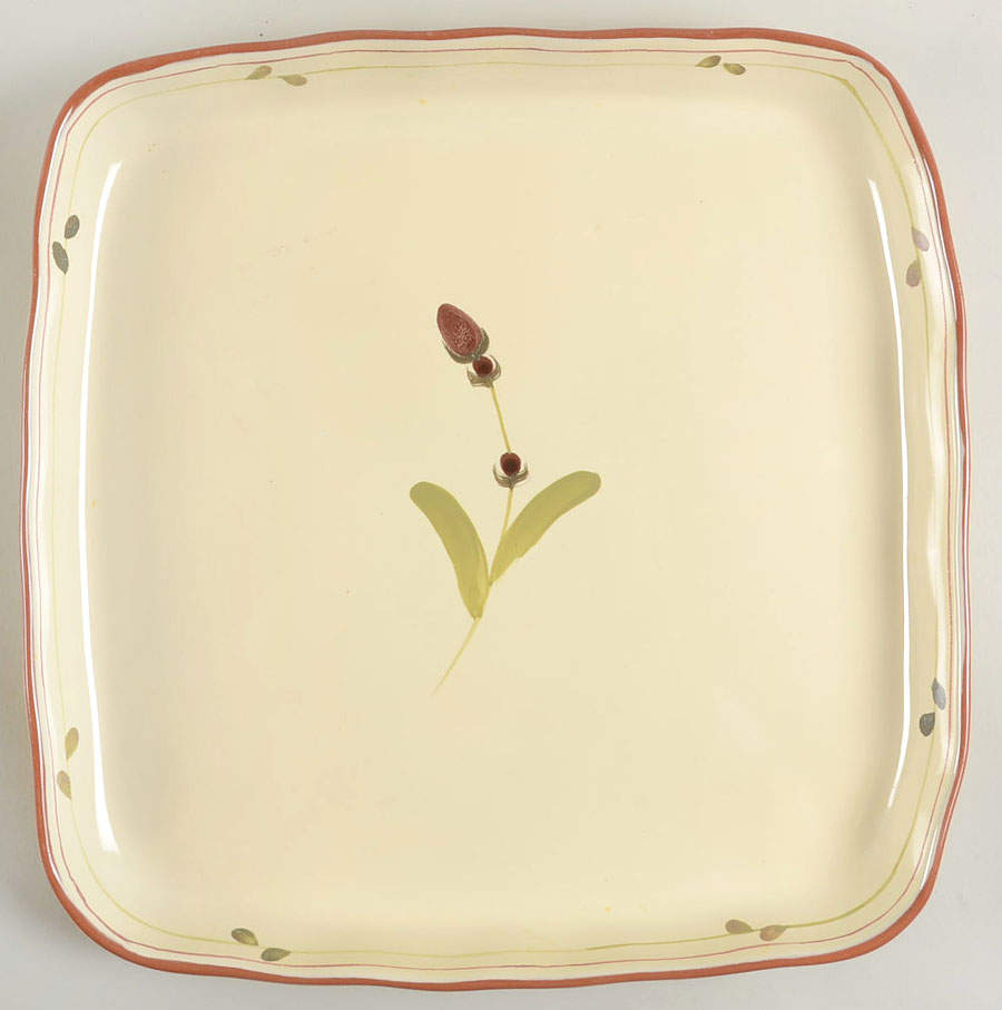 Provence 13" Square Serving Platter by Euro Ceramica-1