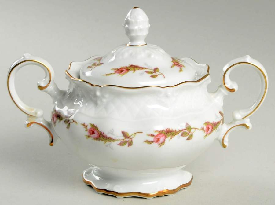 P485 (Scalloped) Sugar Bowl & Lid by Eschenbach-1
