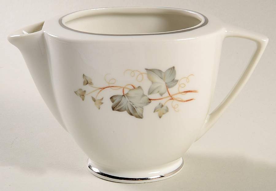EMB76 (Platinum Trim) Creamer by Embassy (American)-1
