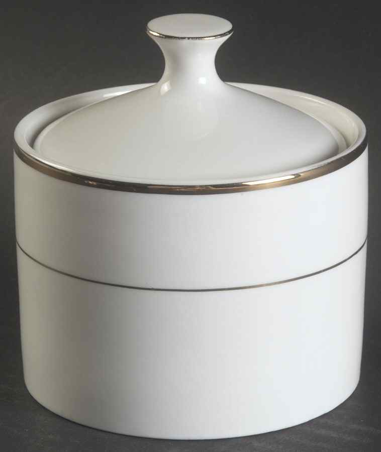 Vintage Gold Sugar Bowl & Lid by Excel-1