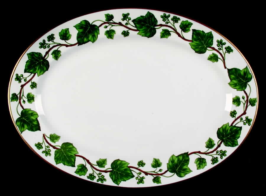 EMB77 13" Oval Serving Platter by Embassy (American)-1