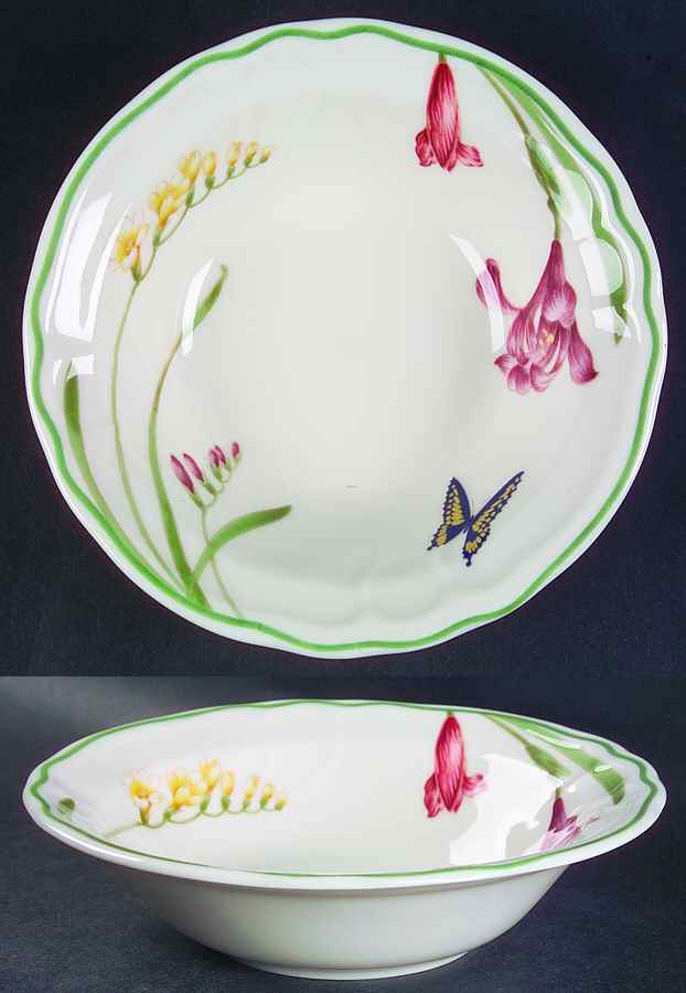Summer Meadow Rim Cereal Bowl by Epoch-1