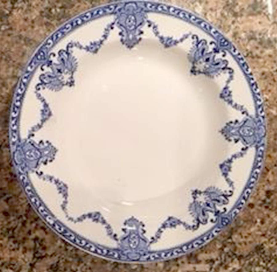 Jewel Large Rim Soup Bowl by Alfred Meakin-1