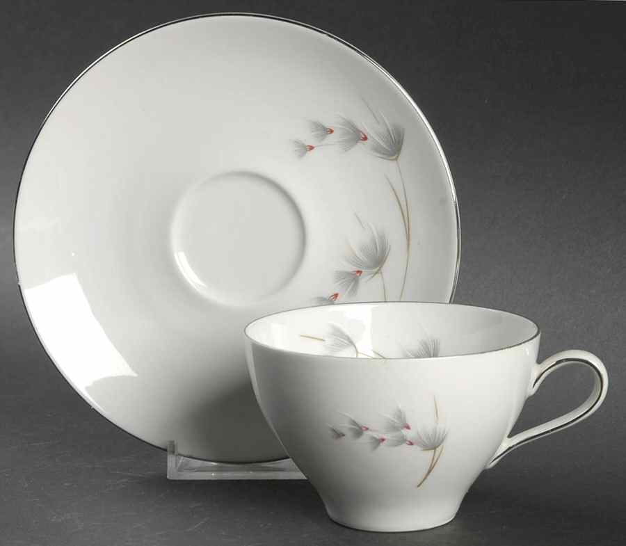 W4199 Flat Cup & Saucer Set by Eschenbach-1
