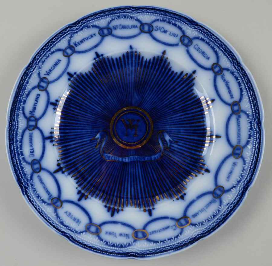 STATES CHINA (USA) Luncheon Plate by England-1
