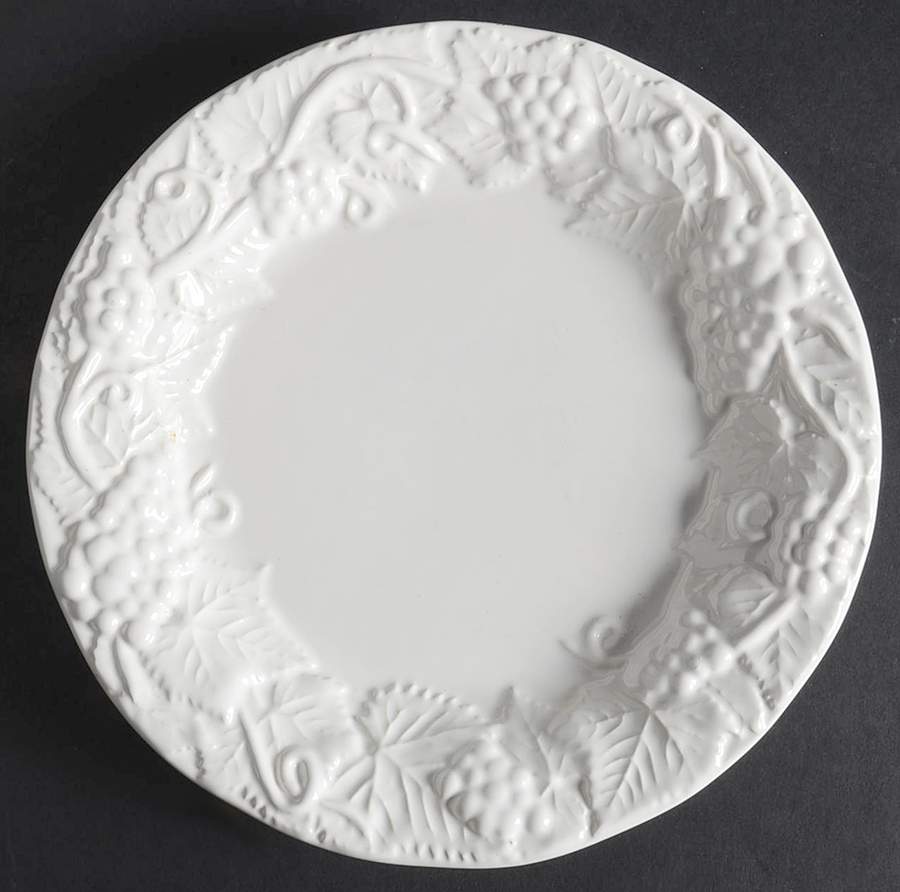 Grape Leaf Salad Plate by Euro Ceramica-1