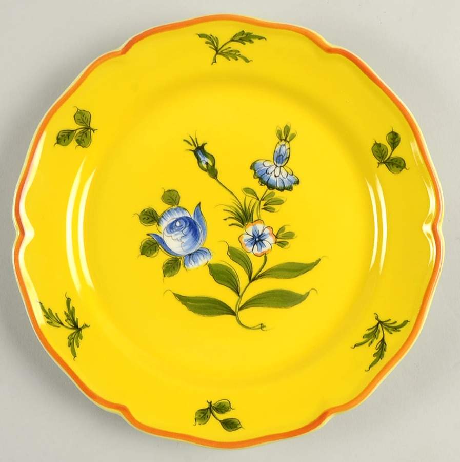 Marseilles Yellow Salad/Dessert Plate by Tiffany-1