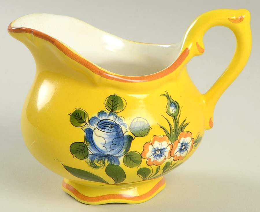Marseilles Yellow Creamer by Tiffany-1