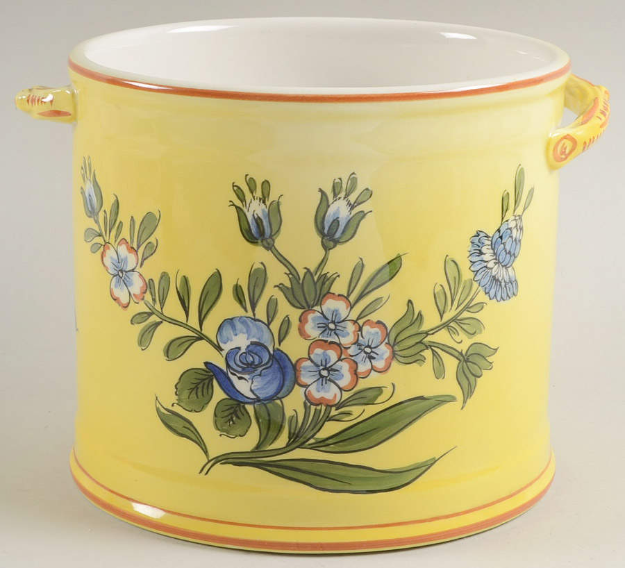 Marseilles Yellow 6" Cachepot by Tiffany-1