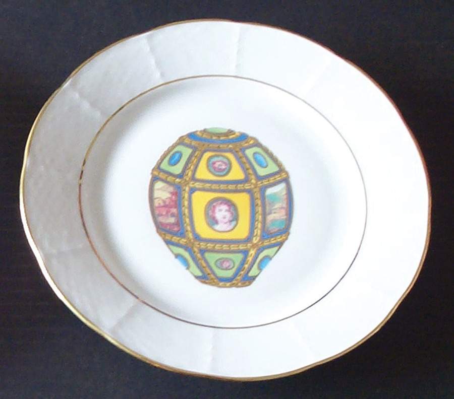 Imperial Egg Luncheon Plate by Email de Limoges-1