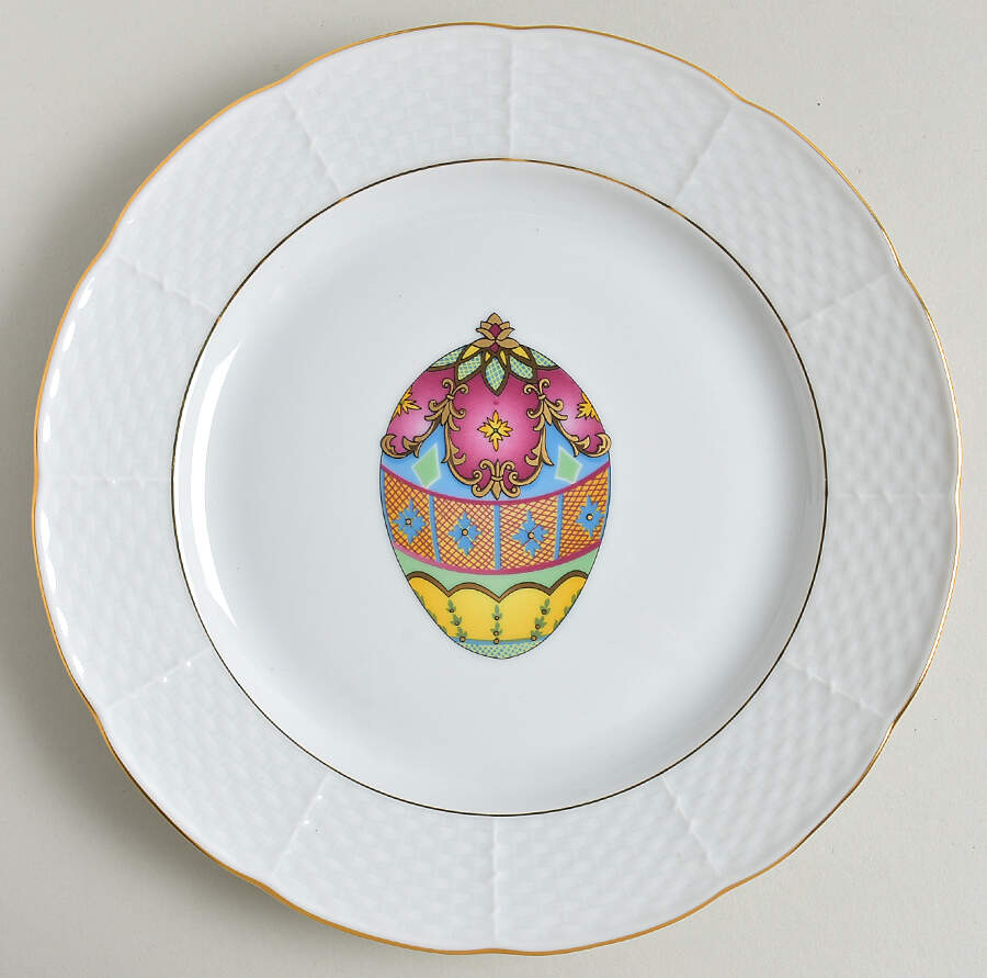 Imperial Egg Luncheon Plate by Email de Limoges-1