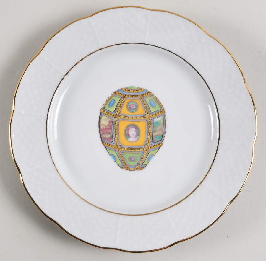 Imperial Egg Salad Plate by Email de Limoges-1