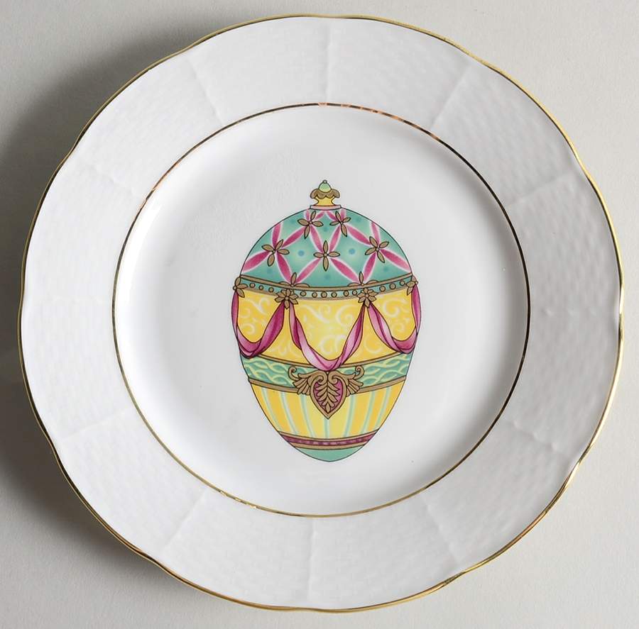 Imperial Egg Salad Plate by Email de Limoges-1