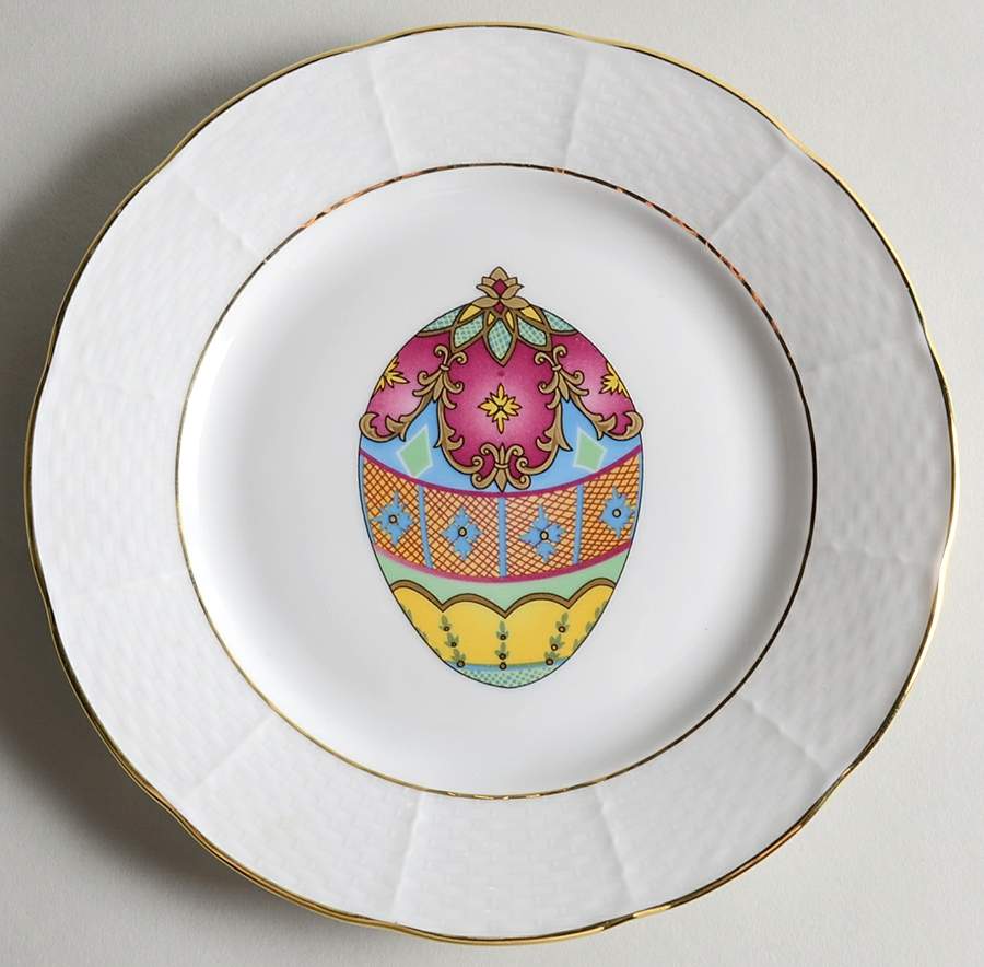 Imperial Egg Salad Plate by Email de Limoges-1