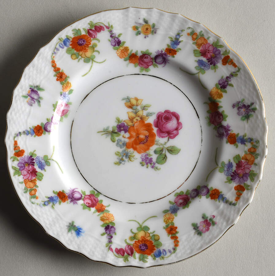 9954-919 (White, Basketweave) Bread & Butter Plate by Epiag-1