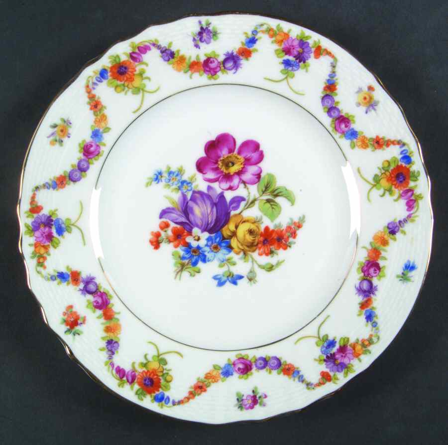 9954-919 (White, Basketweave) Salad Plate by Epiag-1
