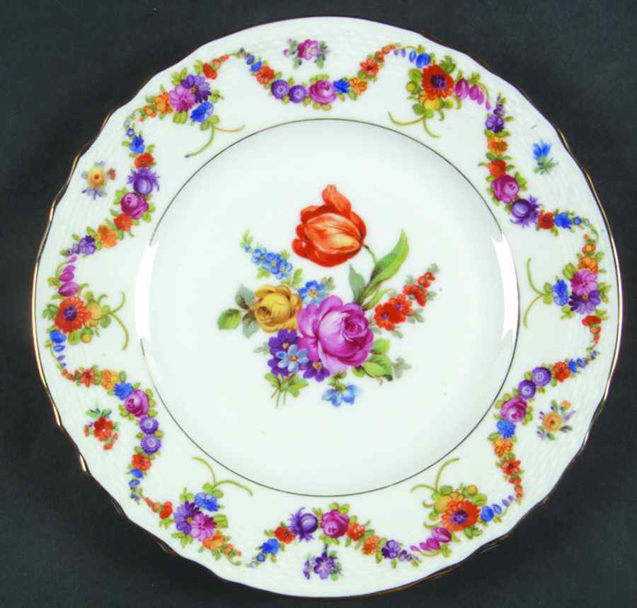 9954-919 (White, Basketweave) Salad Plate by Epiag-1