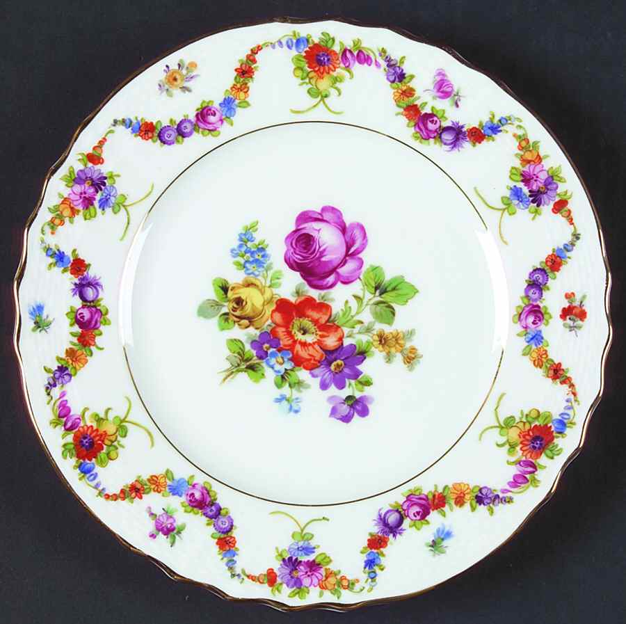 9954-919 (White, Basketweave) Salad Plate by Epiag-1