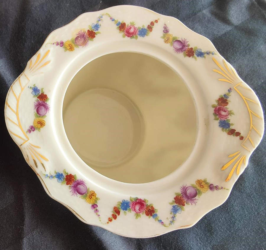 9954-9195 (Cream, Basketweave) Sugar Bowl No Lid by Epiag-1
