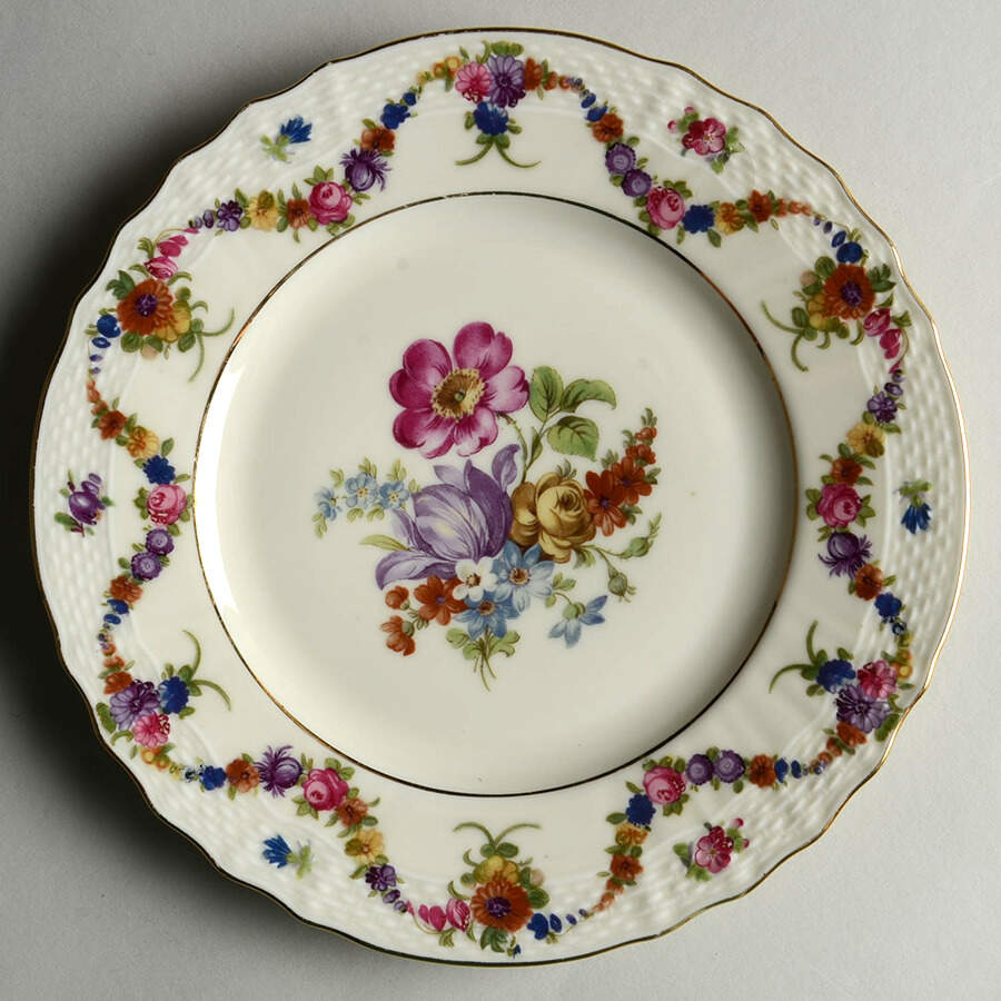 9954-9195 (Cream, Basketweave) Salad Plate by Epiag-1