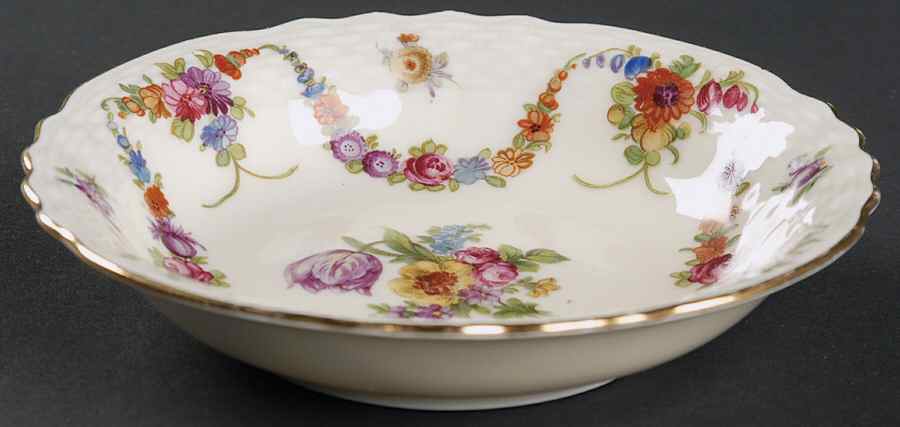 9954-9195 (Cream, Basketweave) Fruit/Dessert (Sauce) Bowl by Epiag-1