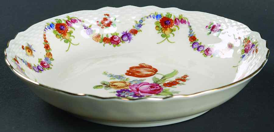 9954-9195 (Cream, Basketweave) Coupe Soup Bowl by Epiag-1