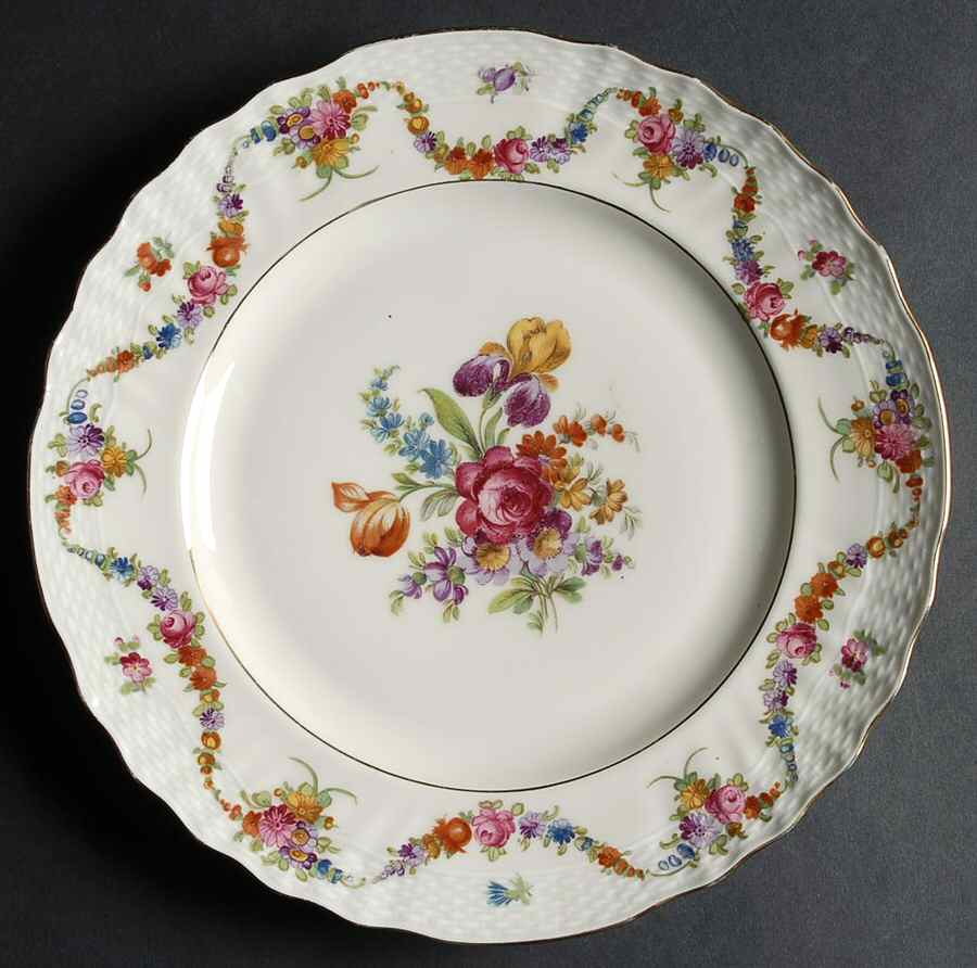 9954-9195 (Cream, Basketweave) Dinner Plate by Epiag-1
