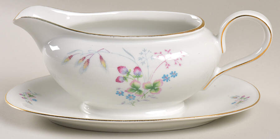 WIG1616 Gravy Boat with Attached Underplate by Winterling - Bavaria-1
