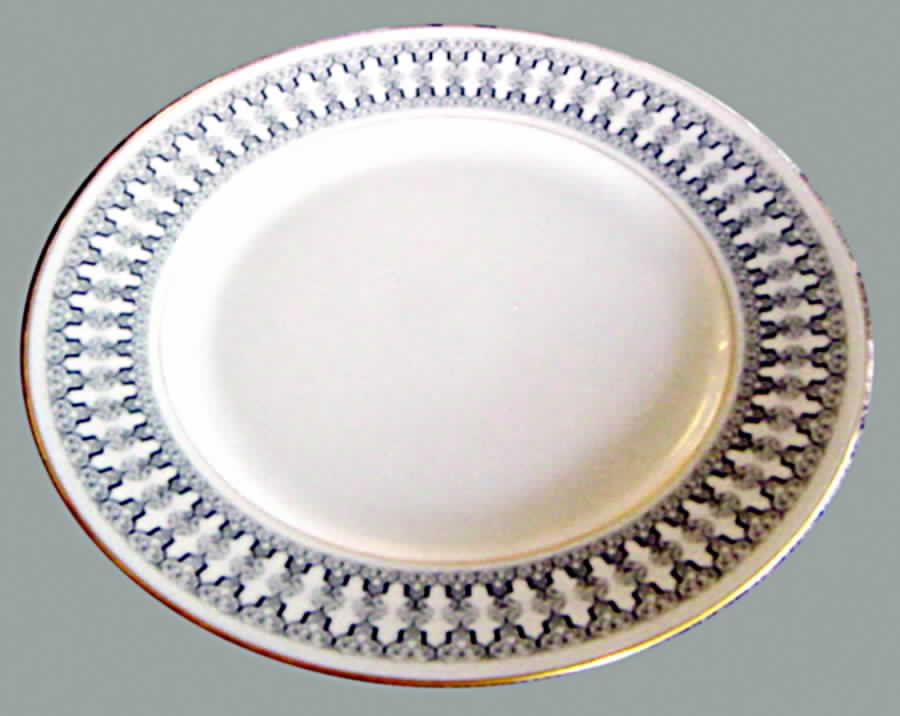 Toledo (Gold Trim) Dinner Plate by Eschenbach-1