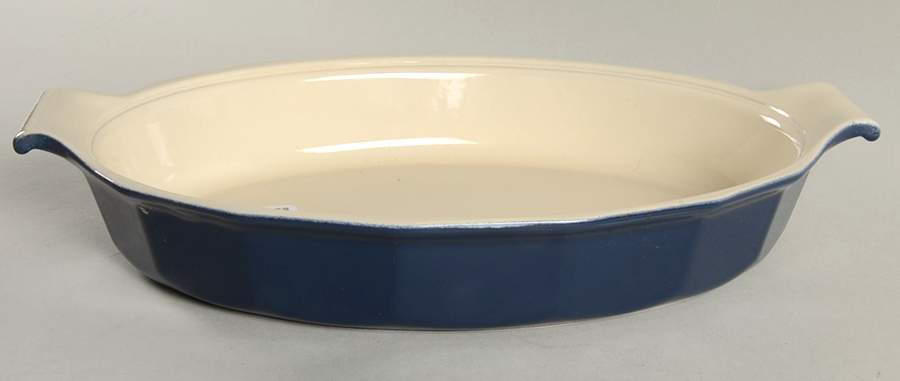 Le Potier Blue (Lavande) 13" Augratin by Emile Henry-1
