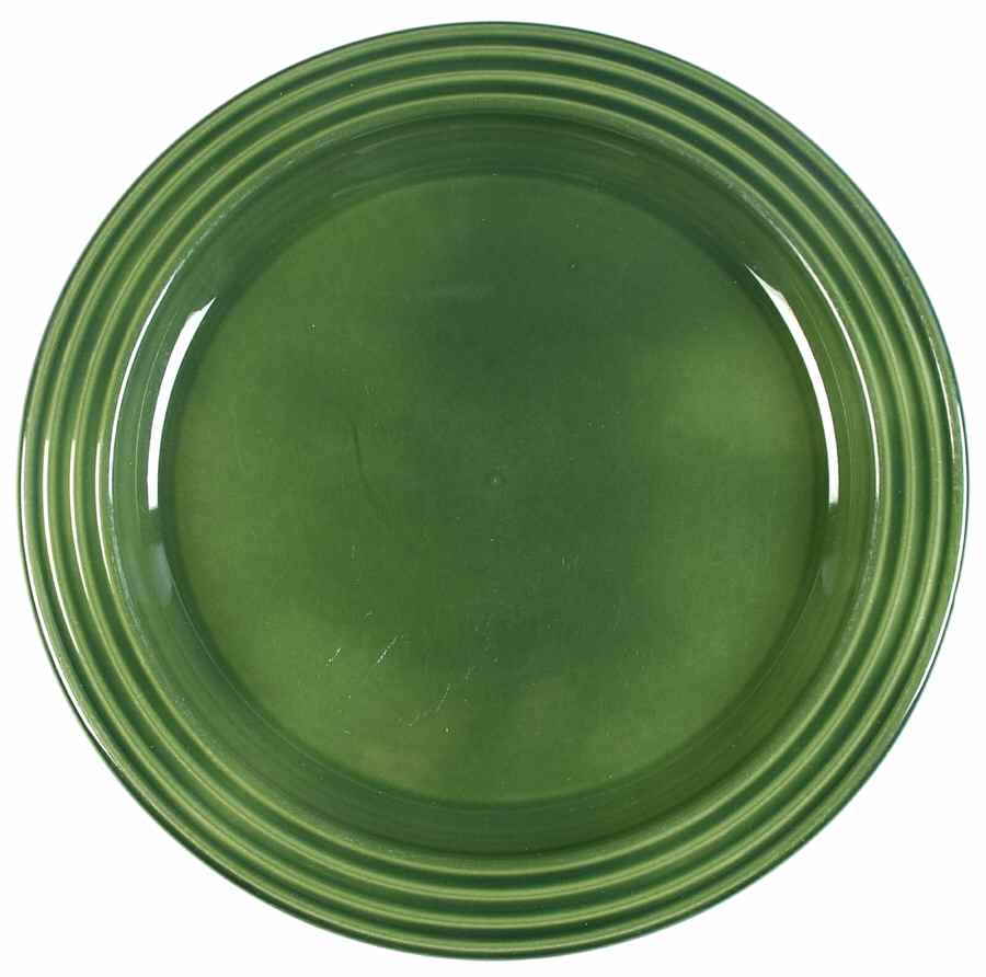 Le Potier Green (Olive) Dinner Plate by Emile Henry-1