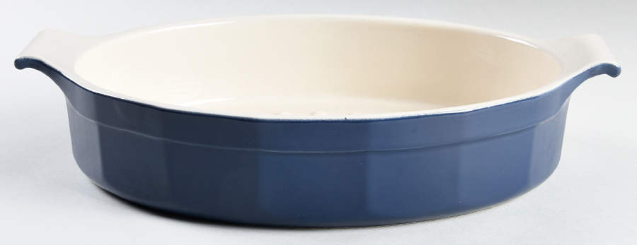Azur (Blue) 13" Oval Baker by Emile Henry-1