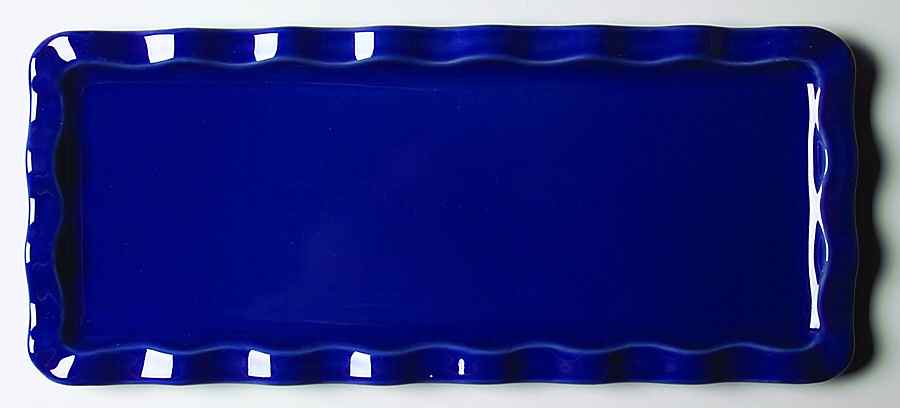 Azur (Blue) Rectangular Cake Plate by Emile Henry-1