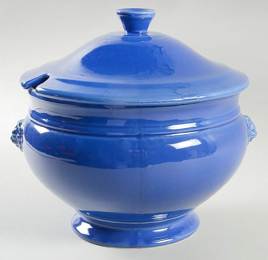 Azur (Blue) Tureen &  Lid by Emile Henry-1
