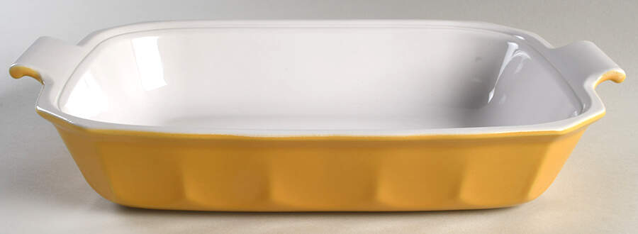 Citron Pastis (Yellow) 15" Rectangular Baker by Emile Henry-1