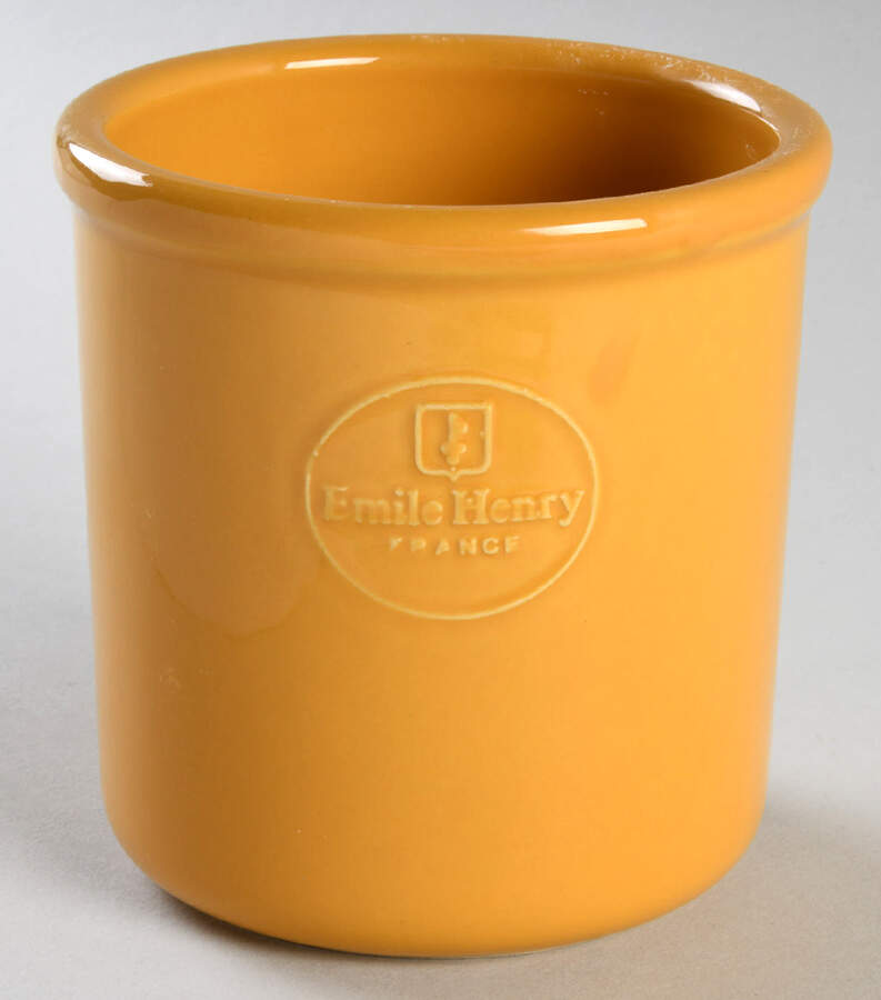 Citron Pastis (Yellow) Large Spice Jar No Lid by Emile Henry-1