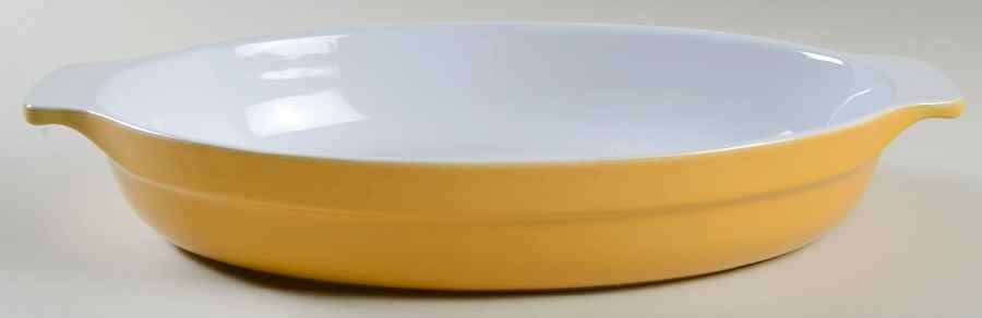Citron Pastis (Yellow) 16" Augratin by Emile Henry-1