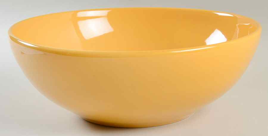 Citron Pastis (Yellow) 12" Large Salad Serving Bowl by Emile Henry-1