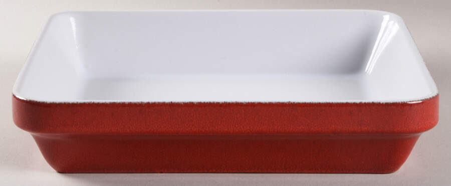 Cerise (Provencale Red) 9" Square Baker by Emile Henry-1